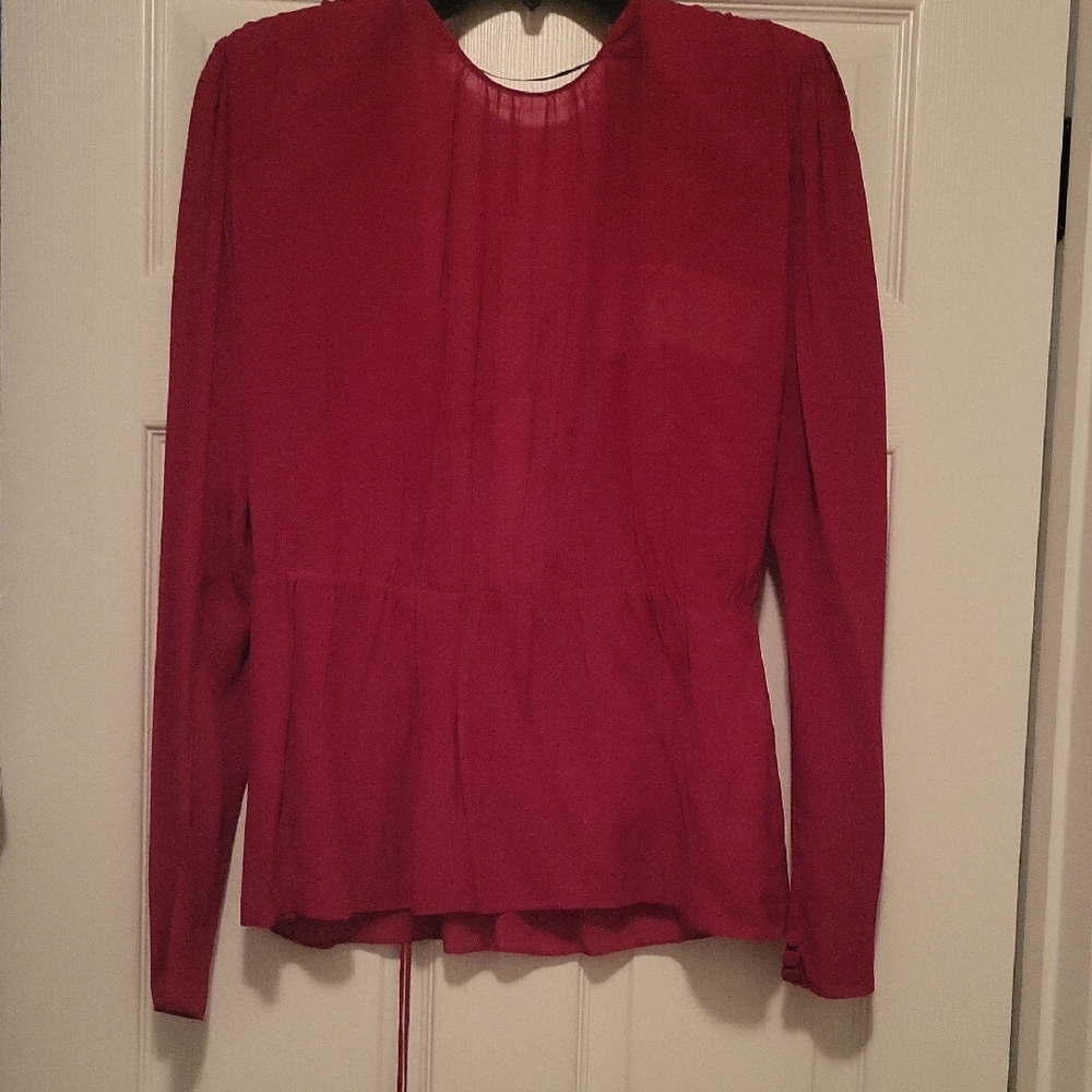 Elegant Red Women's Top